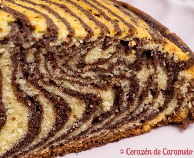Bizcocho Cebra o Zebra Cake