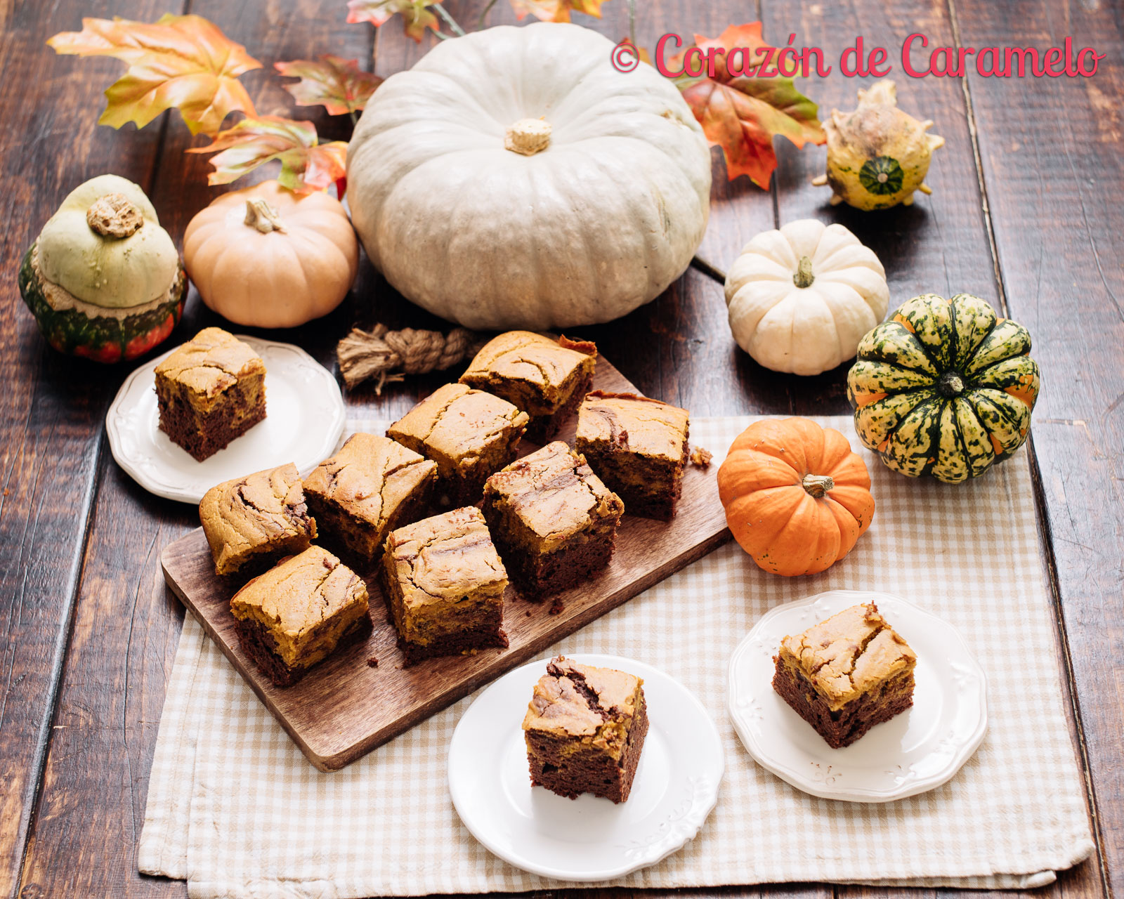 Brownie de chocolate y calabaza | Receta de otoño