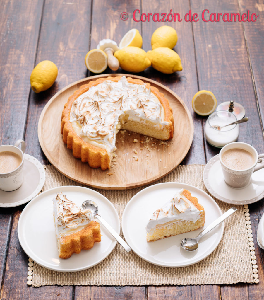 Tarta de limón y merengue | El blog cumple 7 años